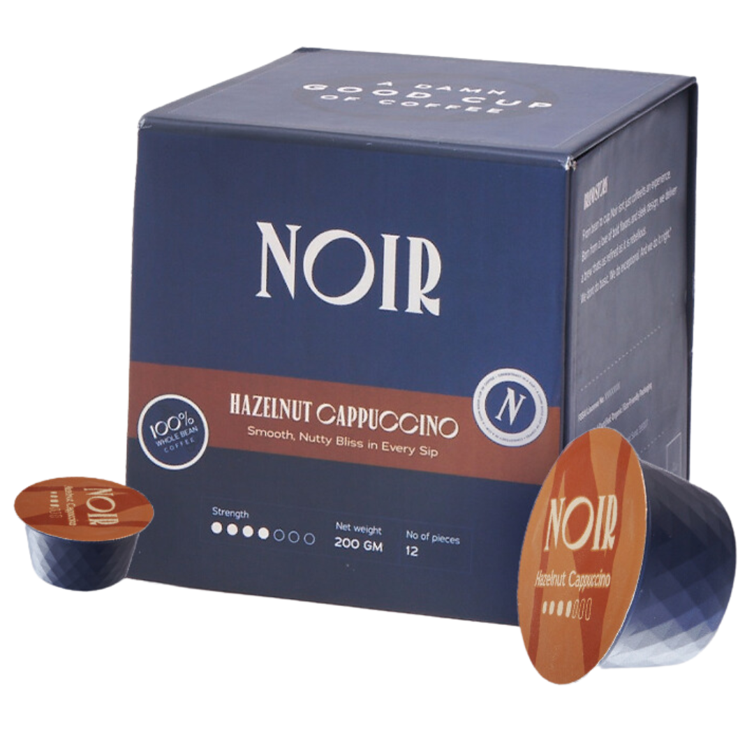 Hazelnut Cappuccino Pods – Experience NOIR